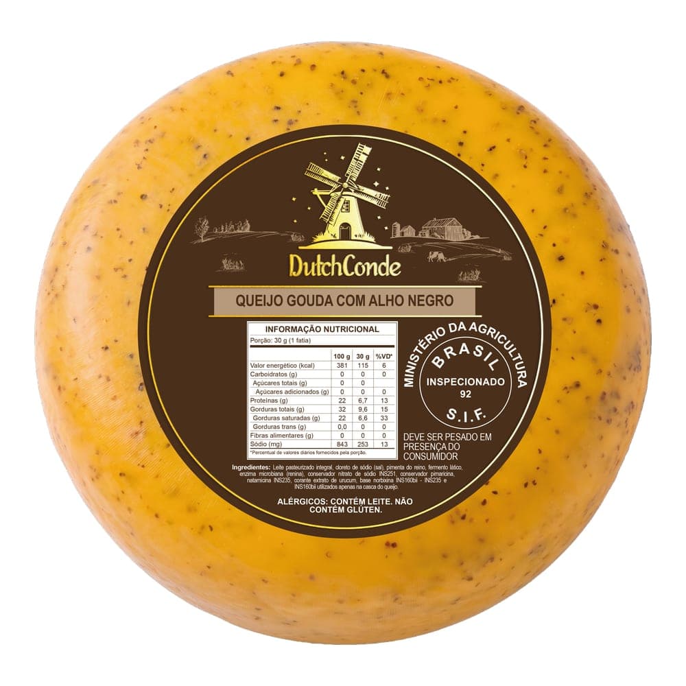 QUEIJO GOUDA CABRA PEÇA – 5KG
