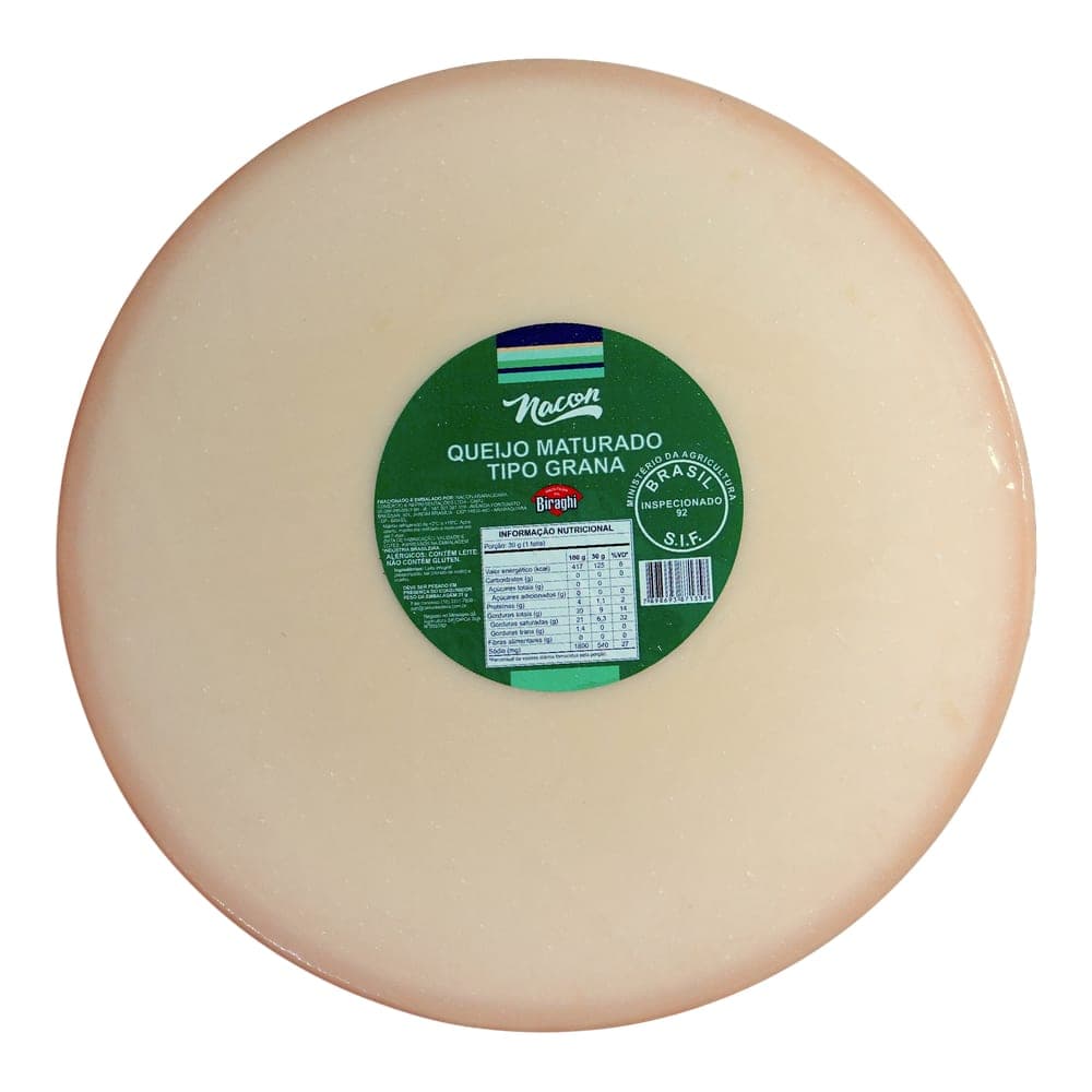QUEIJO GRAN BIRAGHI 1/2 FORMA – 17KG