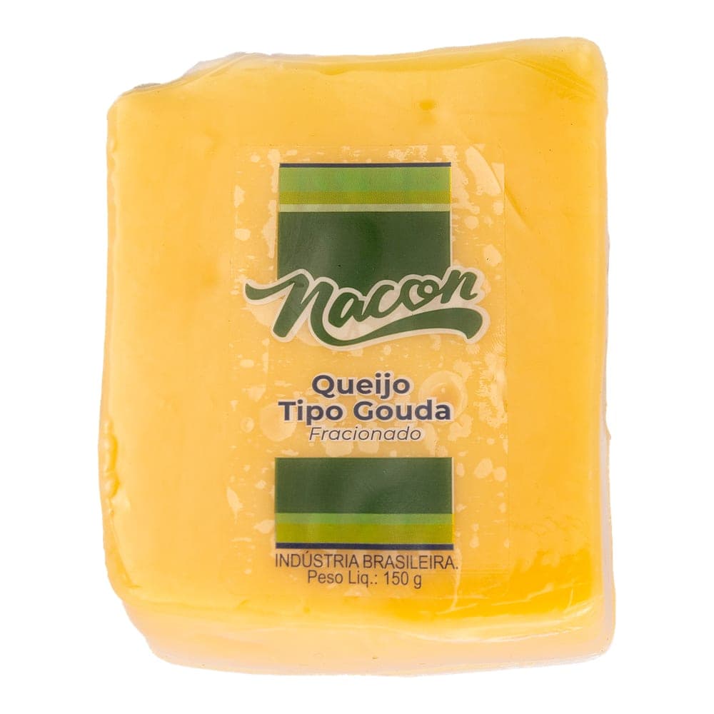 QUEIJO GOUDA NACON FRAÇÃO - 150G – 10UNI