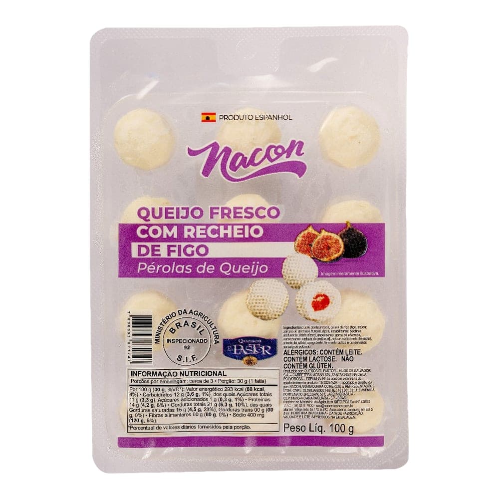 QUEIJO FRESCO RECHEIO FIGO 100G – 12UNI